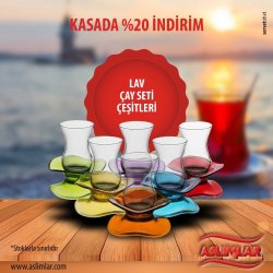 LAV ÇAY SETLERİNDE İNDİRİM