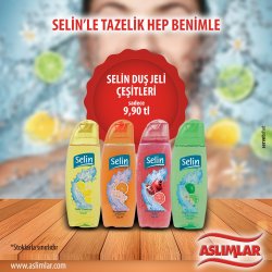 SELİN DUŞ JELLERİ 9,90 TL