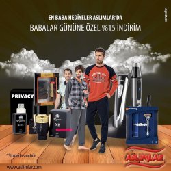 BABALAR GÜNÜNE ÖZEL KASADA %15 İNDİRİM